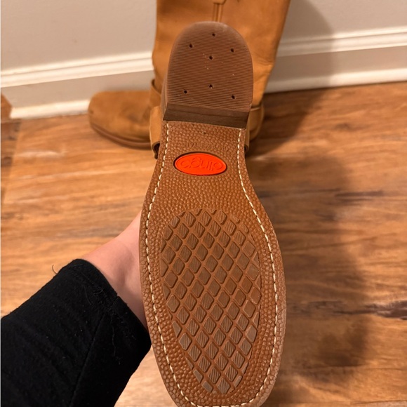 Tan Leather Western Boots - Picture 4 of 4